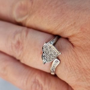 Diamond Heart Ring